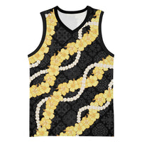 Aloha Melemele Hibiscus Pikake Lei Basketball Jersey Hawaiian Quilt Pattern