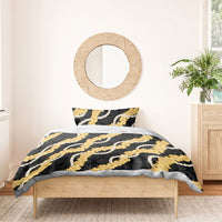 Aloha Melemele Hibiscus Pikake Lei Bedding Set Hawaiian Quilt Pattern