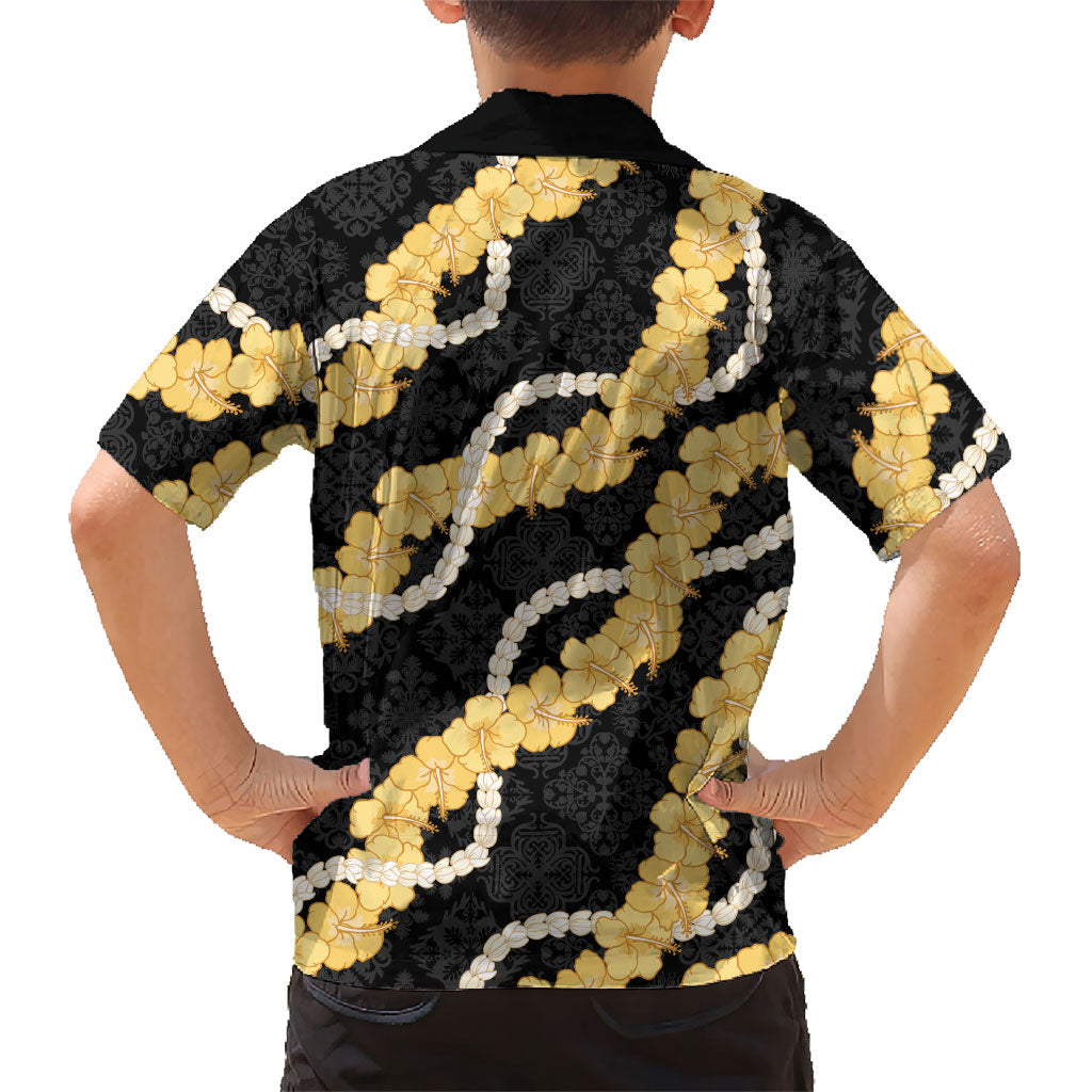 Aloha Melemele Hibiscus Pikake Lei Kid Hawaiian Shirt Hawaiian Quilt Pattern