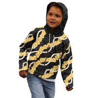 Aloha Melemele Hibiscus Pikake Lei Kid Hoodie Hawaiian Quilt Pattern LT9 - Polynesian Pride