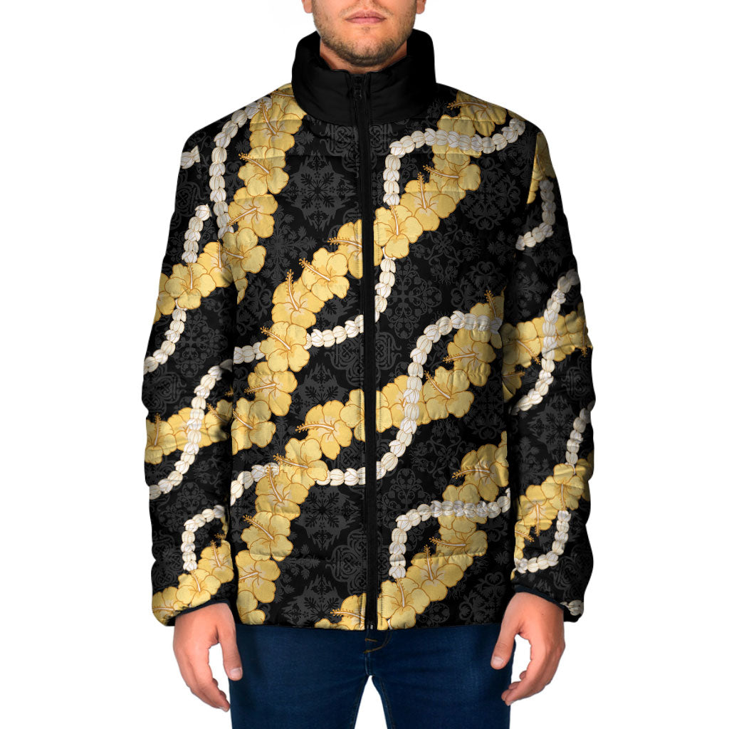 Aloha Melemele Hibiscus Pikake Lei Padded Jacket Hawaiian Quilt Pattern