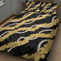 Aloha Melemele Hibiscus Pikake Lei Quilt Bed Set Hawaiian Quilt Pattern