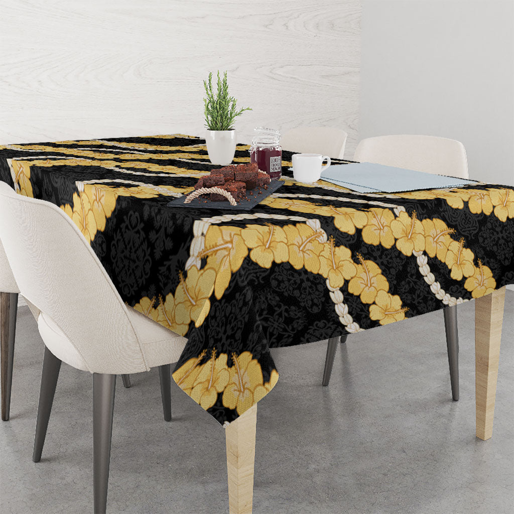 Aloha Melemele Hibiscus Pikake Lei Tablecloth Hawaiian Quilt Pattern