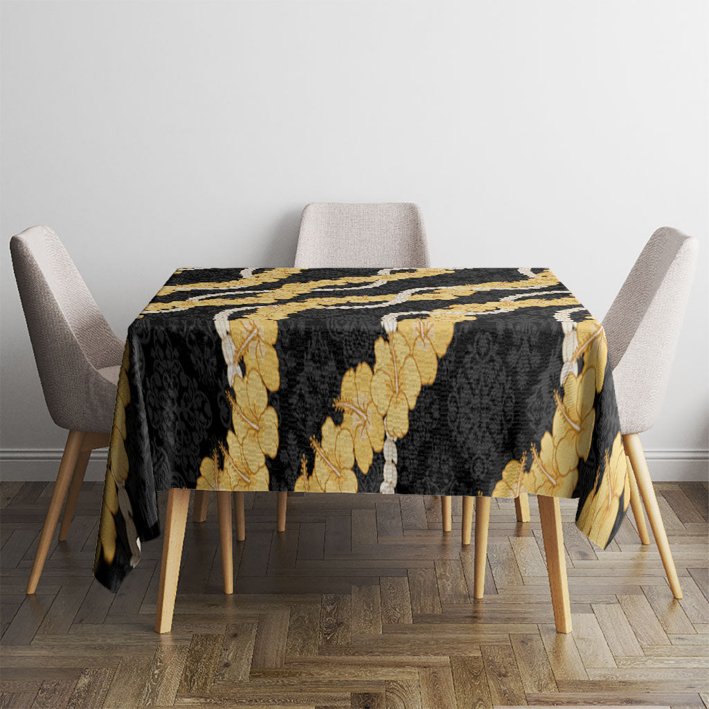 Aloha Melemele Hibiscus Pikake Lei Tablecloth Hawaiian Quilt Pattern