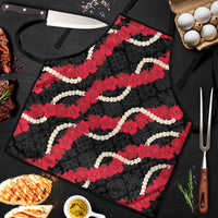 Aloha Ula'ula Hibiscus Pikake Lei Apron Hawaiian Quilt Pattern