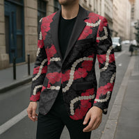 Aloha Ula'ula Hibiscus Pikake Lei Blazer Hawaiian Quilt Pattern