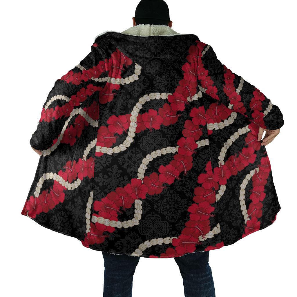 Aloha Ula'ula Hibiscus Pikake Lei Cloak Hawaiian Quilt Pattern