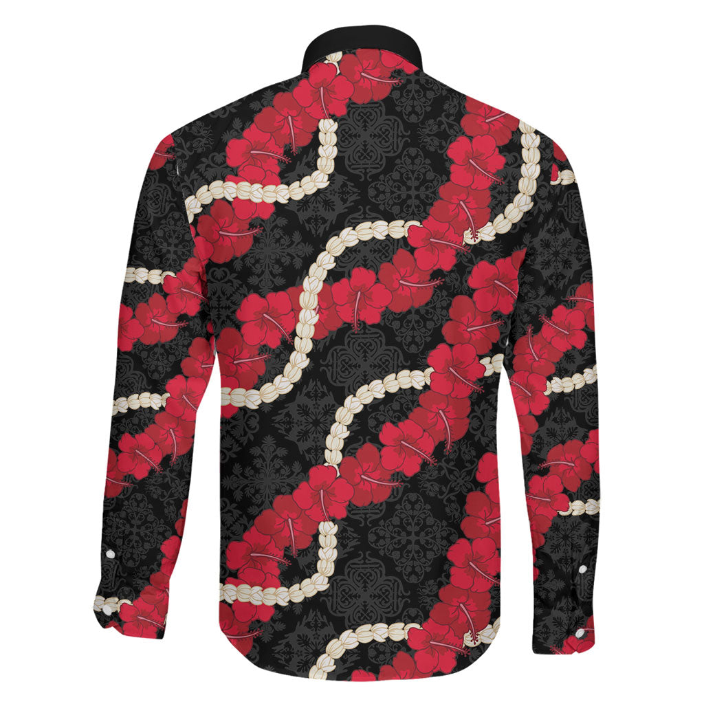 Aloha Ula'ula Hibiscus Pikake Lei Family Matching Off Shoulder Maxi Dress and Hawaiian Shirt Hawaiian Quilt Pattern