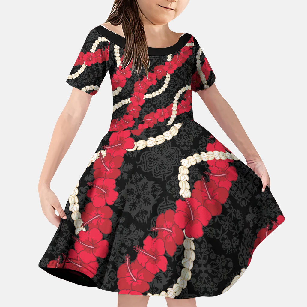 Aloha Ula'ula Hibiscus Pikake Lei Family Matching Summer Maxi Dress and Hawaiian Shirt Hawaiian Quilt Pattern
