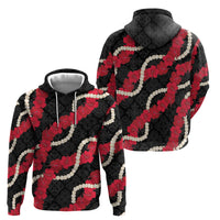 Aloha Ula'ula Hibiscus Pikake Lei Hoodie Hawaiian Quilt Pattern