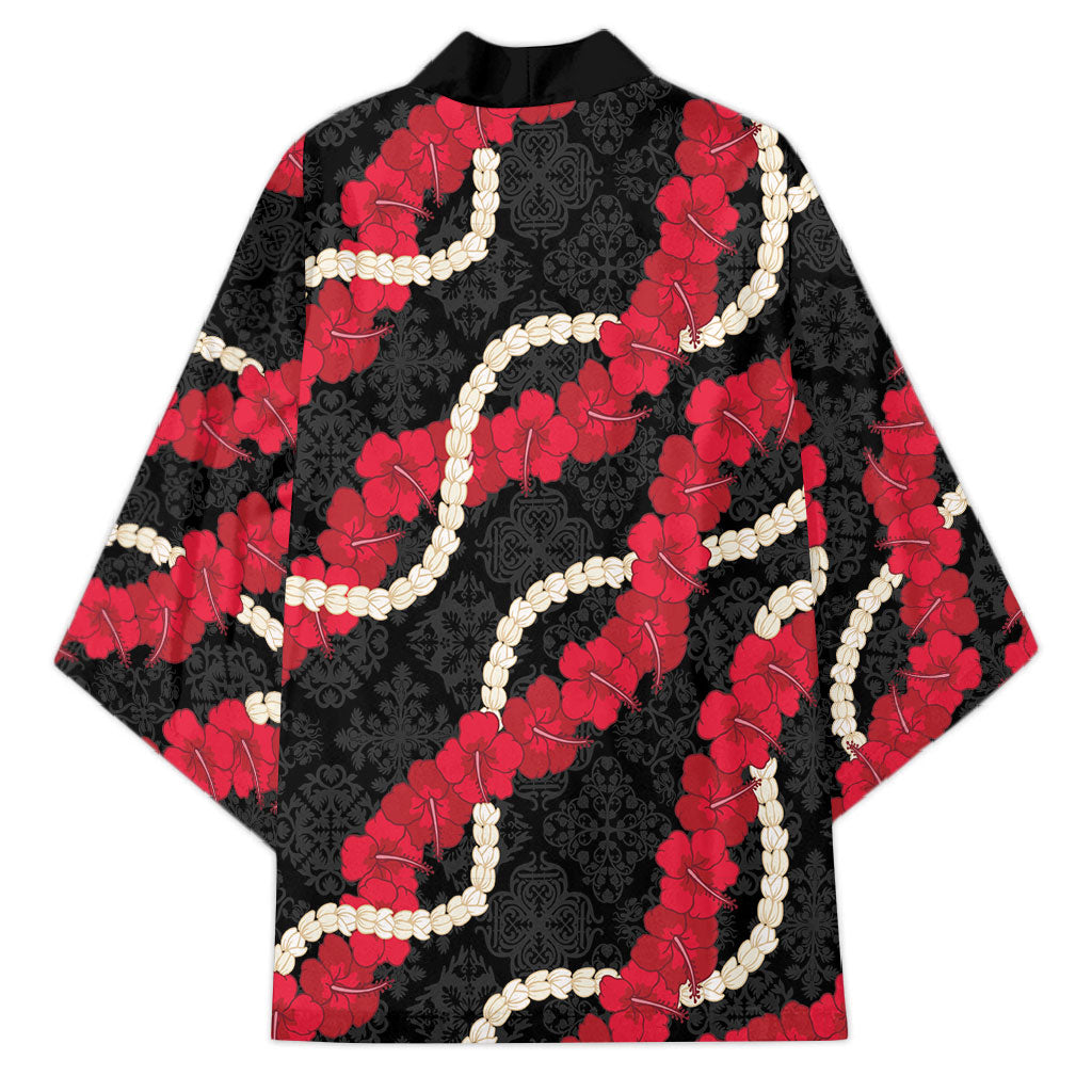 Aloha Ula'ula Hibiscus Pikake Lei Kimono Hawaiian Quilt Pattern