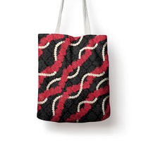 Aloha Ula'ula Hibiscus Pikake Lei Tote Bag Hawaiian Quilt Pattern
