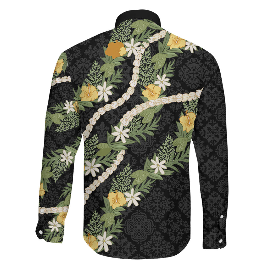 Puakenikeni Anthurium Pikake Lei Family Matching Puletasi and Hawaiian Shirt Hawaiian Quilt Pattern