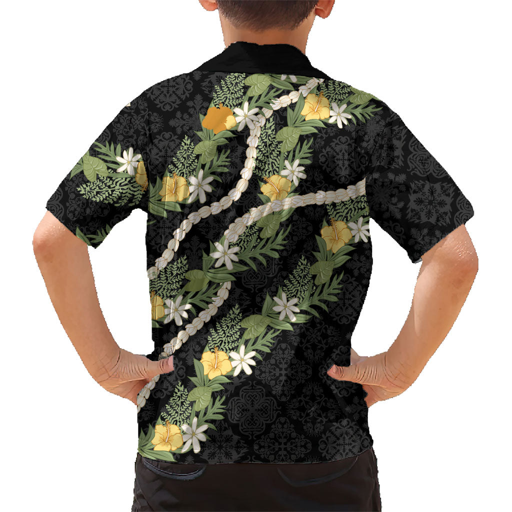 Puakenikeni Anthurium Pikake Lei Family Matching Summer Maxi Dress and Hawaiian Shirt Hawaiian Quilt Pattern