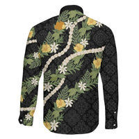 Puakenikeni Anthurium Pikake Lei Family Matching Tank Maxi Dress and Hawaiian Shirt Hawaiian Quilt Pattern