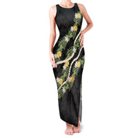 Puakenikeni Anthurium Pikake Lei Family Matching Tank Maxi Dress and Hawaiian Shirt Hawaiian Quilt Pattern