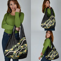 Puakenikeni Anthurium Pikake Lei Grocery Bag Hawaiian Quilt Pattern