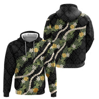 Puakenikeni Anthurium Pikake Lei Hoodie Hawaiian Quilt Pattern