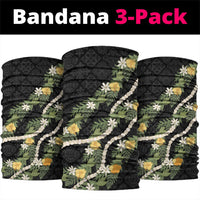 Puakenikeni Anthurium Pikake Lei Neck Gaiter Hawaiian Quilt Pattern