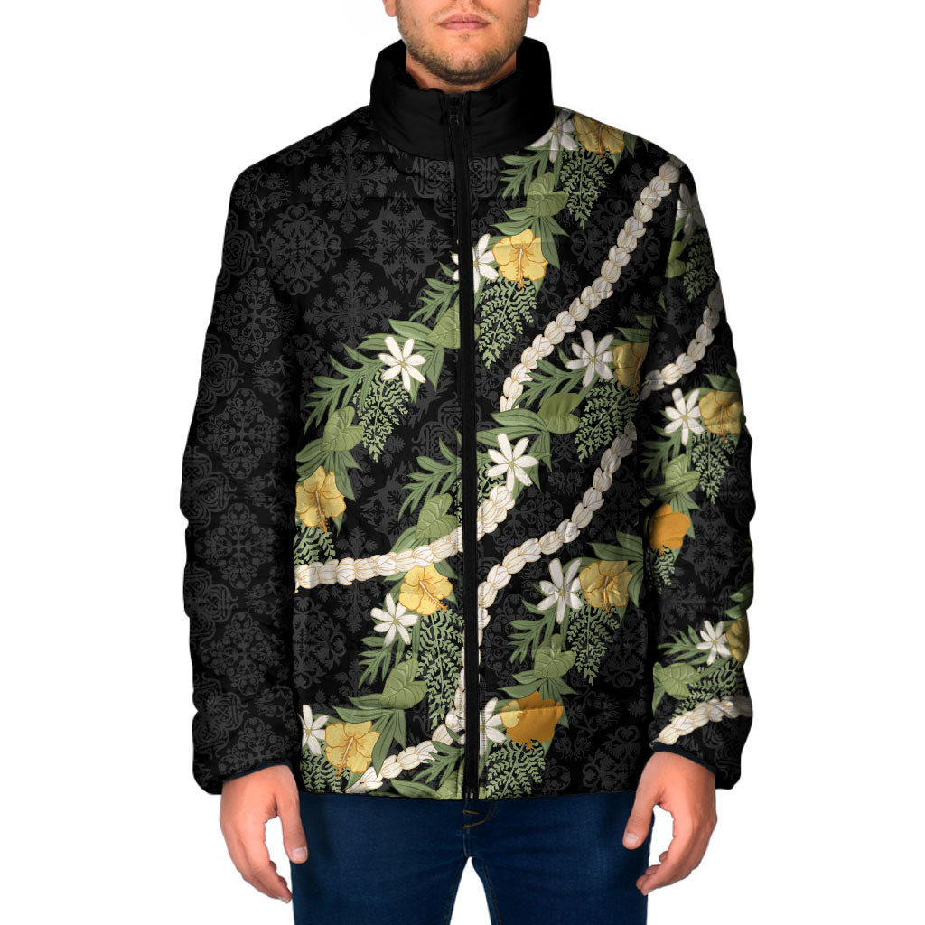 Puakenikeni Anthurium Pikake Lei Padded Jacket Hawaiian Quilt Pattern