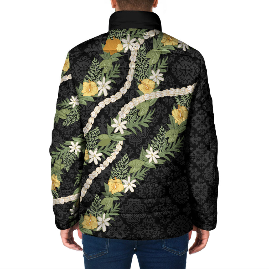 Puakenikeni Anthurium Pikake Lei Padded Jacket Hawaiian Quilt Pattern