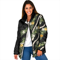 Puakenikeni Anthurium Pikake Lei Padded Jacket Hawaiian Quilt Pattern