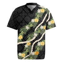Puakenikeni Anthurium Pikake Lei Rugby Jersey Hawaiian Quilt Pattern