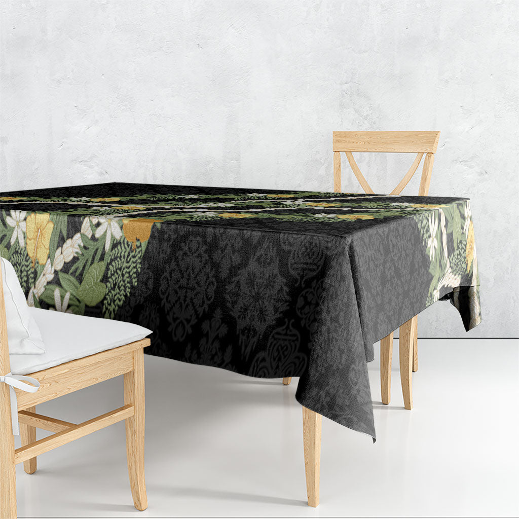 Puakenikeni Anthurium Pikake Lei Tablecloth Hawaiian Quilt Pattern