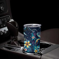 Plumeria Turtles Traditional Tribal Tumbler Cup
