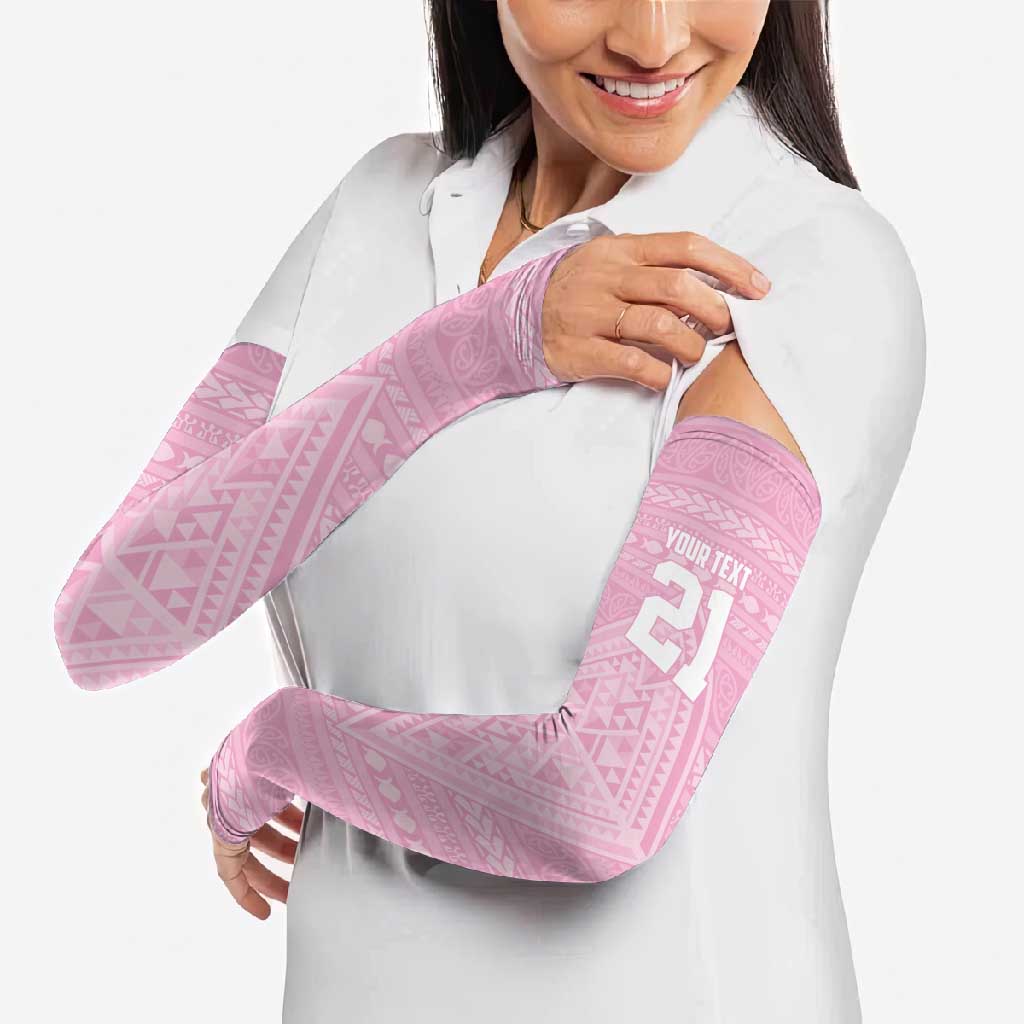 Custom New Zealand Basketball Indigenous Arm Sleeves - Polynesian Pride