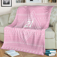 Custom New Zealand Basketball Indigenous Blanket - Polynesian Pride