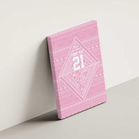 Custom New Zealand Basketball Indigenous Canvas Wall Art - Polynesian Pride