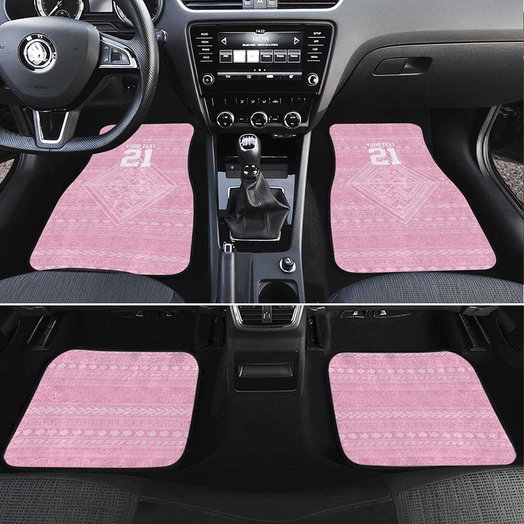 Custom New Zealand Basketball Indigenous Car Mats - Polynesian Pride