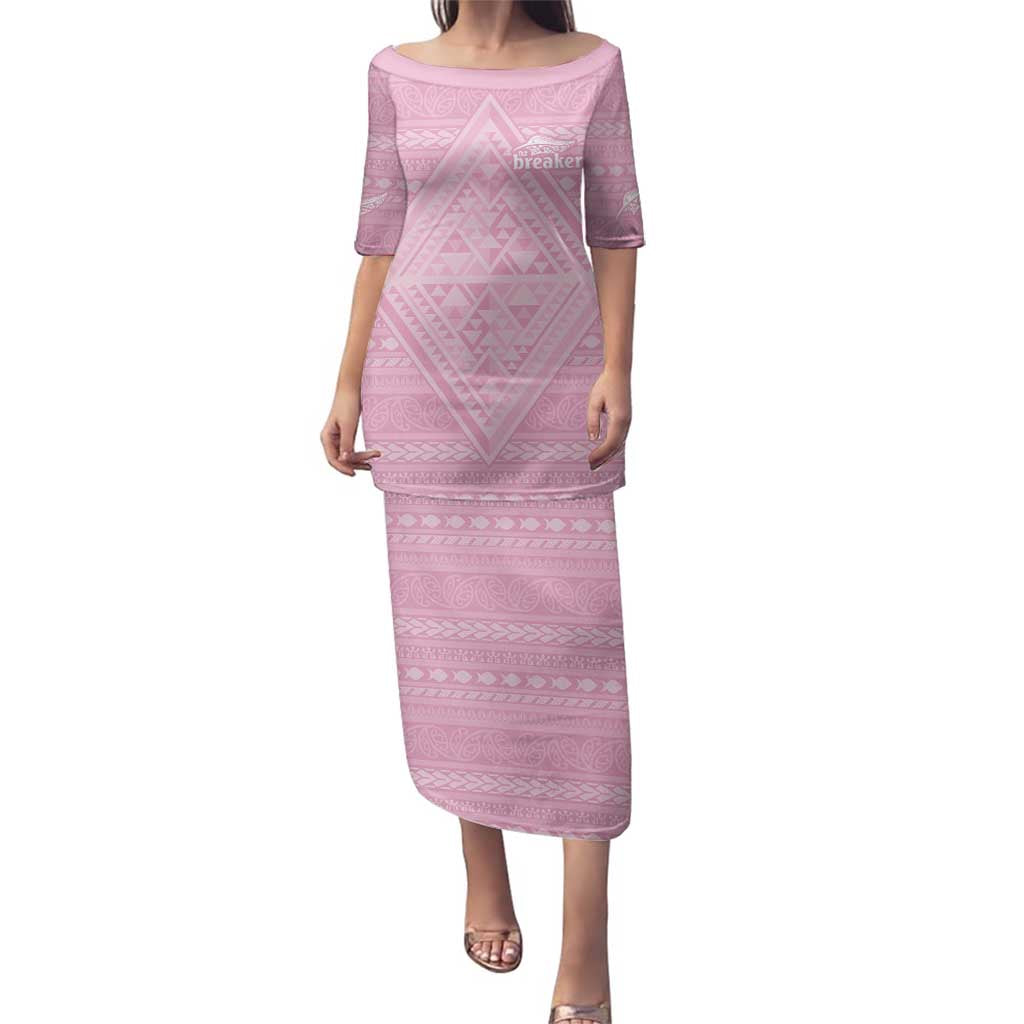 Custom New Zealand Basketball Indigenous Family Matching Puletasi and Hawaiian Shirt - Polynesian Pride