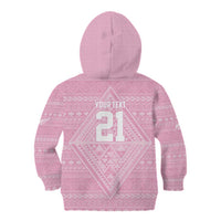 Custom New Zealand Basketball Indigenous Kid Hoodie - Polynesian Pride