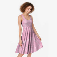 Custom New Zealand Basketball Indigenous Midi Dress - Polynesian Pride