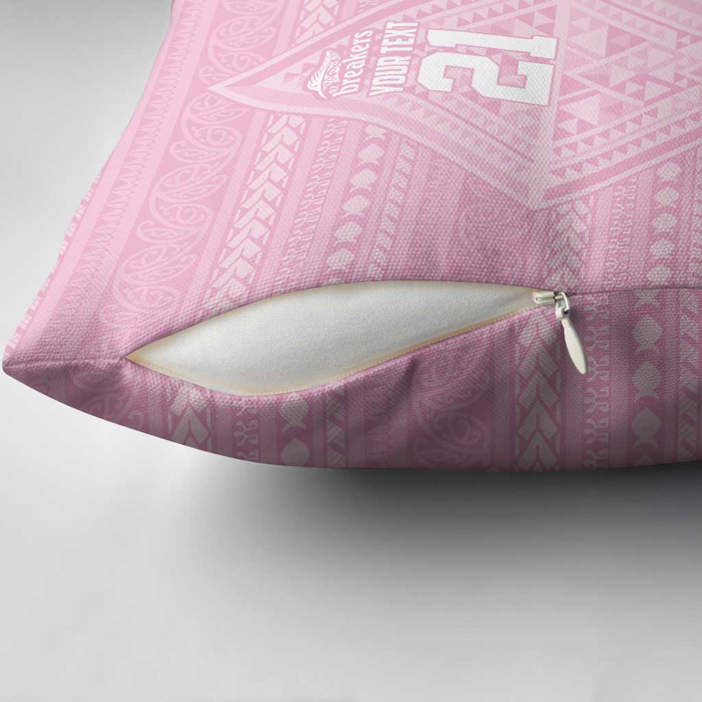 Custom New Zealand Basketball Indigenous Pillow Cover - Polynesian Pride