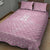 Custom New Zealand Basketball Indigenous Quilt Bed Set - Polynesian Pride