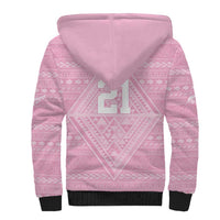 Custom New Zealand Basketball Indigenous Sherpa Hoodie - Polynesian Pride