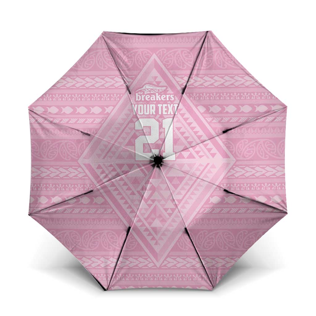 Custom New Zealand Basketball Indigenous Umbrella - Polynesian Pride