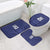 Custom Basketball New Zealand Bathroom Set Blue Maori Ta Moko Indigenous - Polynesian Pride