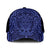 Basketball New Zealand Mesh Trucker Cap Blue Maori Ta Moko Indigenous - Polynesian Pride