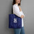 Custom Basketball New Zealand Tote Bag Blue Maori Ta Moko Indigenous - Polynesian Pride