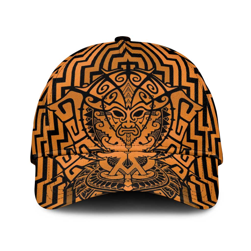 Basketball New Zealand Classic Cap Gold Maori Ta Moko Indigenous - Polynesian Pride
