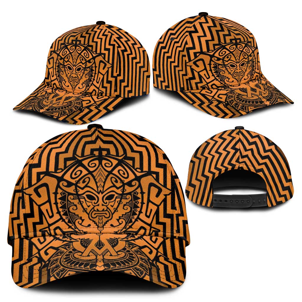 Basketball New Zealand Classic Cap Gold Maori Ta Moko Indigenous - Polynesian Pride