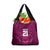 Custom Basketball New Zealand Grocery Bag Pink Maori Ta Moko Indigenous - Polynesian Pride