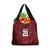 Custom Basketball New Zealand Grocery Bag Red Maori Ta Moko Indigenous - Polynesian Pride