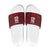 Custom Basketball New Zealand Slide Sandals Red Maori Ta Moko Indigenous - Polynesian Pride