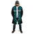Custom Basketball New Zealand Cloak Teal Maori Ta Moko Indigenous - Polynesian Pride