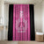 New Zealand Custom Bathroom Set Fire Basketball Maori Tribal Pink - Polynesian Pride